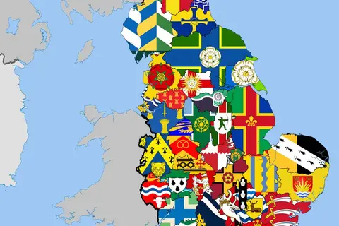 Map: The Counties of England