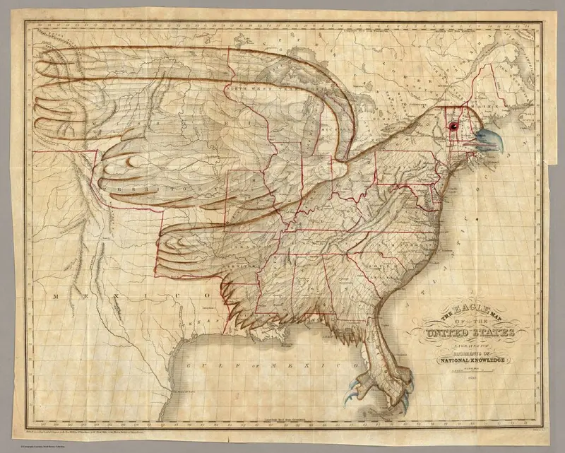 Map: The Eagle Map of the United States