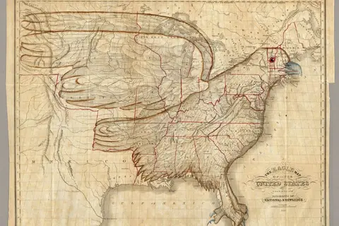 Map: The Eagle Map of the United States