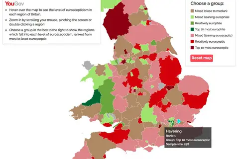 Map: The Eurosceptic Map of Britain