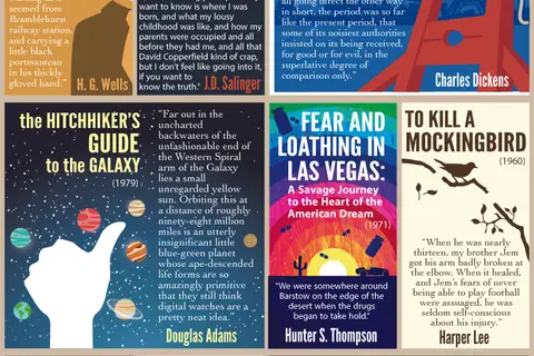 Map: The first lines of some of the most iconic books ever written