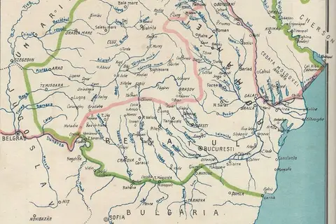 Map: The Greatest Romania (1935)