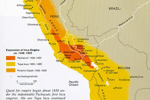 Map: The Incan Empire