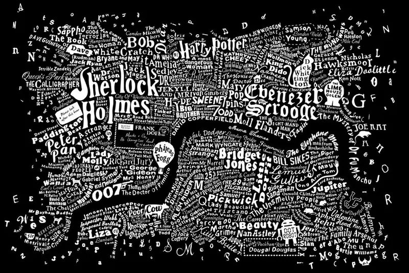 Map: The Literary Map of London