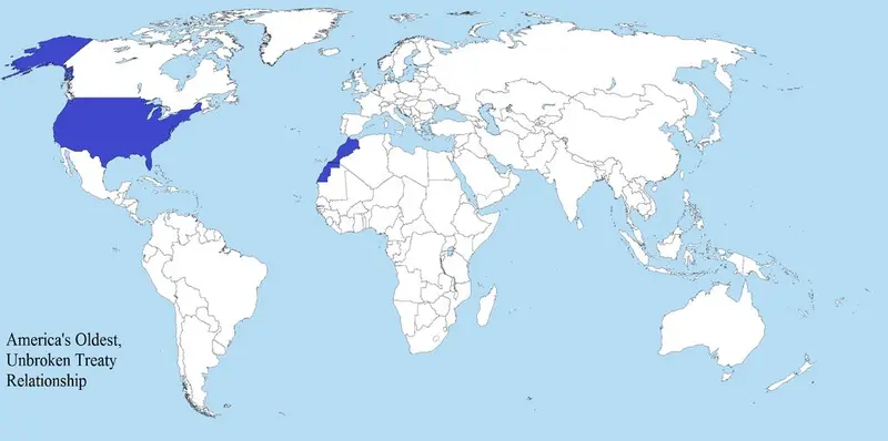 Map: The United States’ Oldest, Unbroken Treaty Relationship