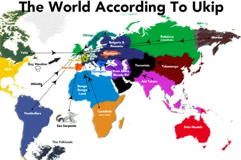 Map: The world according to UKIP