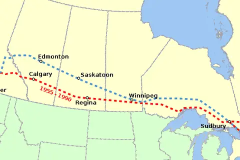 Map: Thecanadian Route Map
