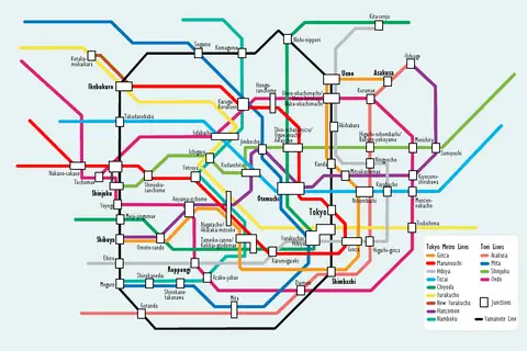 Map: Tokyo Subway Map