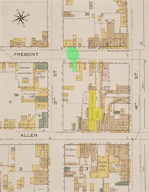 Map: Tombstone Lithograph Map Shootout