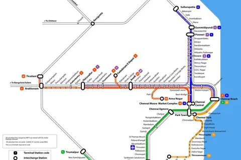 Map: Train Route Map