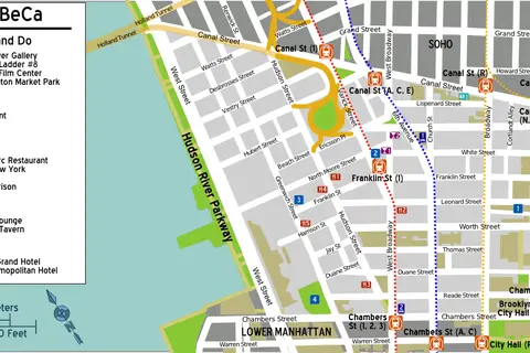 Map: Tribeca Map