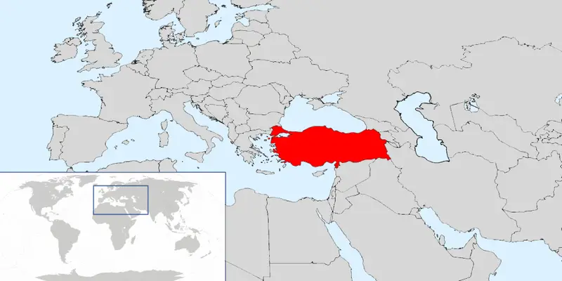 Map: Turkey Location Map