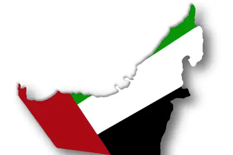Map: Uae Map Flag