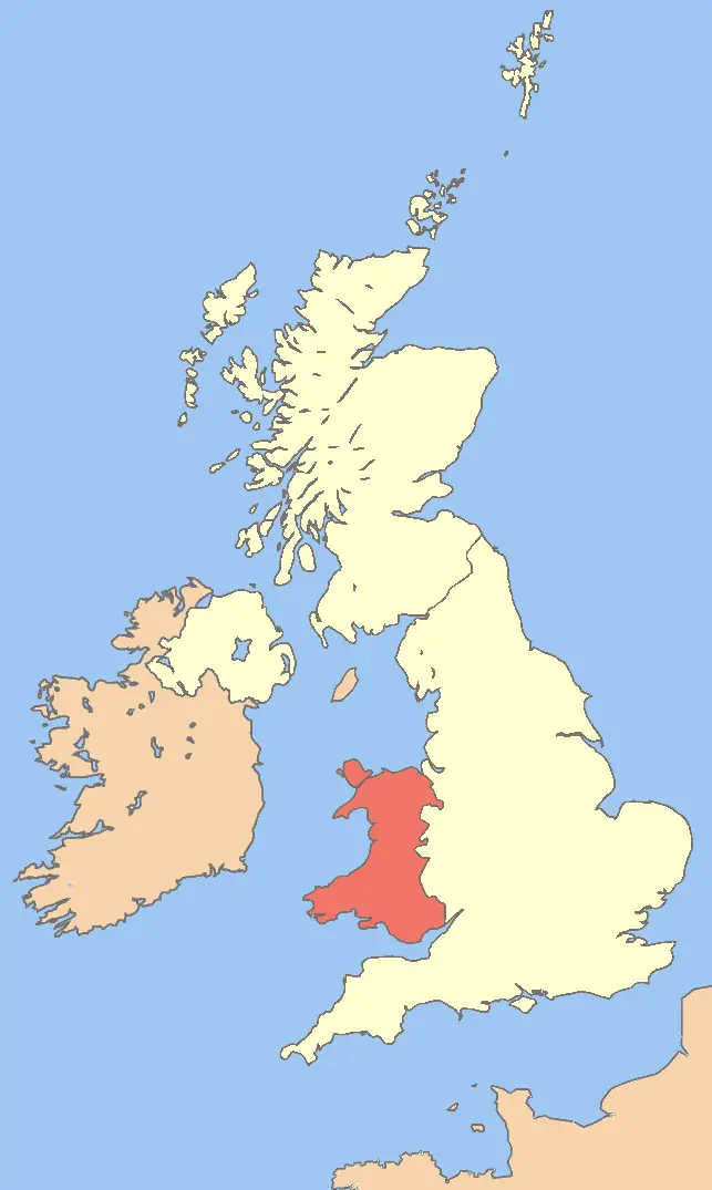Map: Uk Map Wales