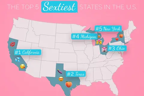 Map: Ultimate sexting infographic