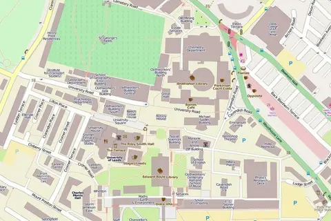 Map: University of Leeds Main Campus Map