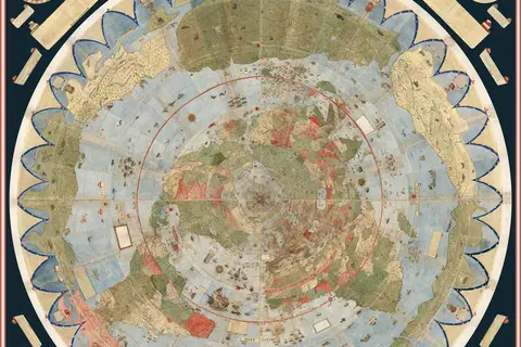 Map: Urbano Monti World Map as of 1587
