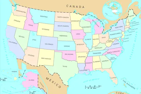 Map: Us Map States