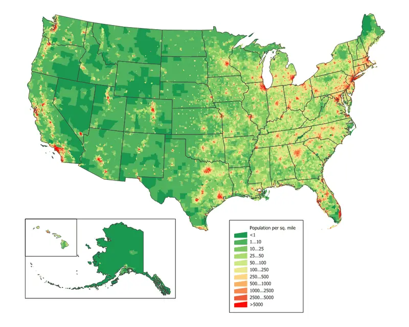 Map: Us Population Map