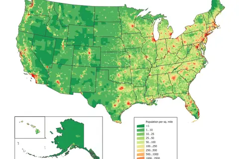 Map: Us Population Map
