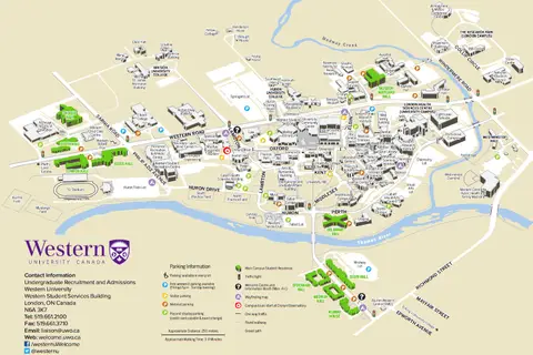 Map: Uwo Campus Map