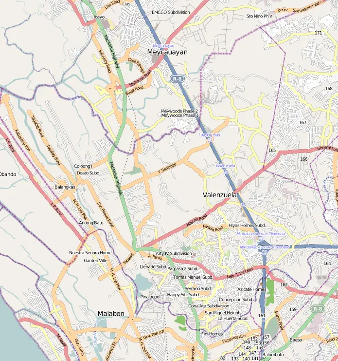 Map: Valenzuela Philippines Map