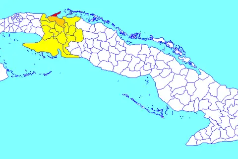 Map: Varadero Cuban Municipal Map