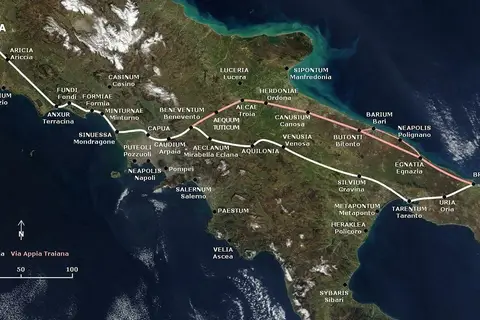 Map: Via Appia Map