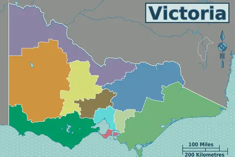 Map: Victoria Australia Regions Map