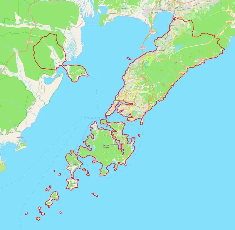 Map: Vladivostok Location Map