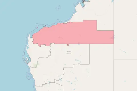 Map: Wa Pilbara Region Map