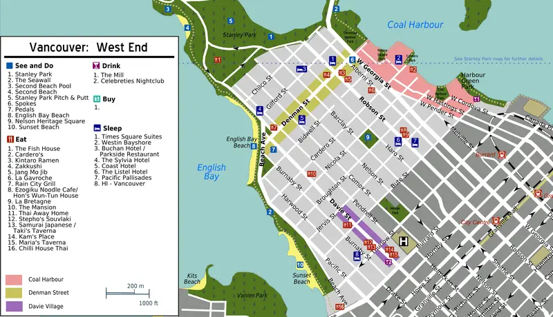 Map: West End Map