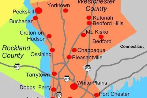 Map: Westchester County Map