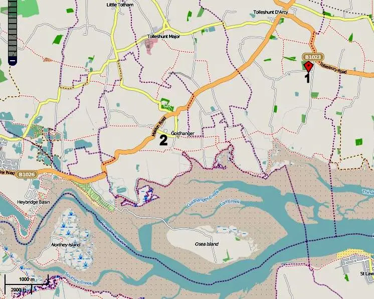 Map: White House Farm Map