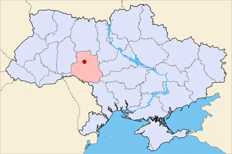 Map: Winnyzjaukraine Map