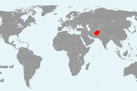 Map: World Map of the Visa Policy of Afghanistan