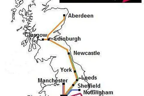Map: Xc Route Map 2009