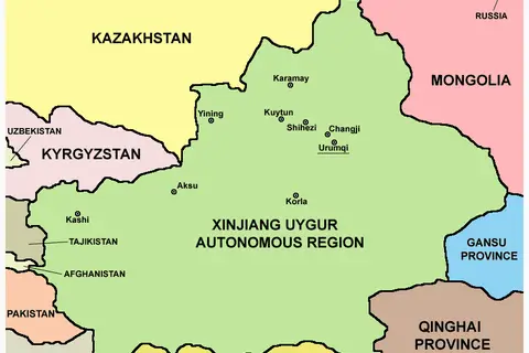 Map: Xinjiang Map