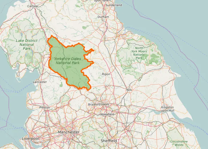 Map: Yorkshire Dales Map