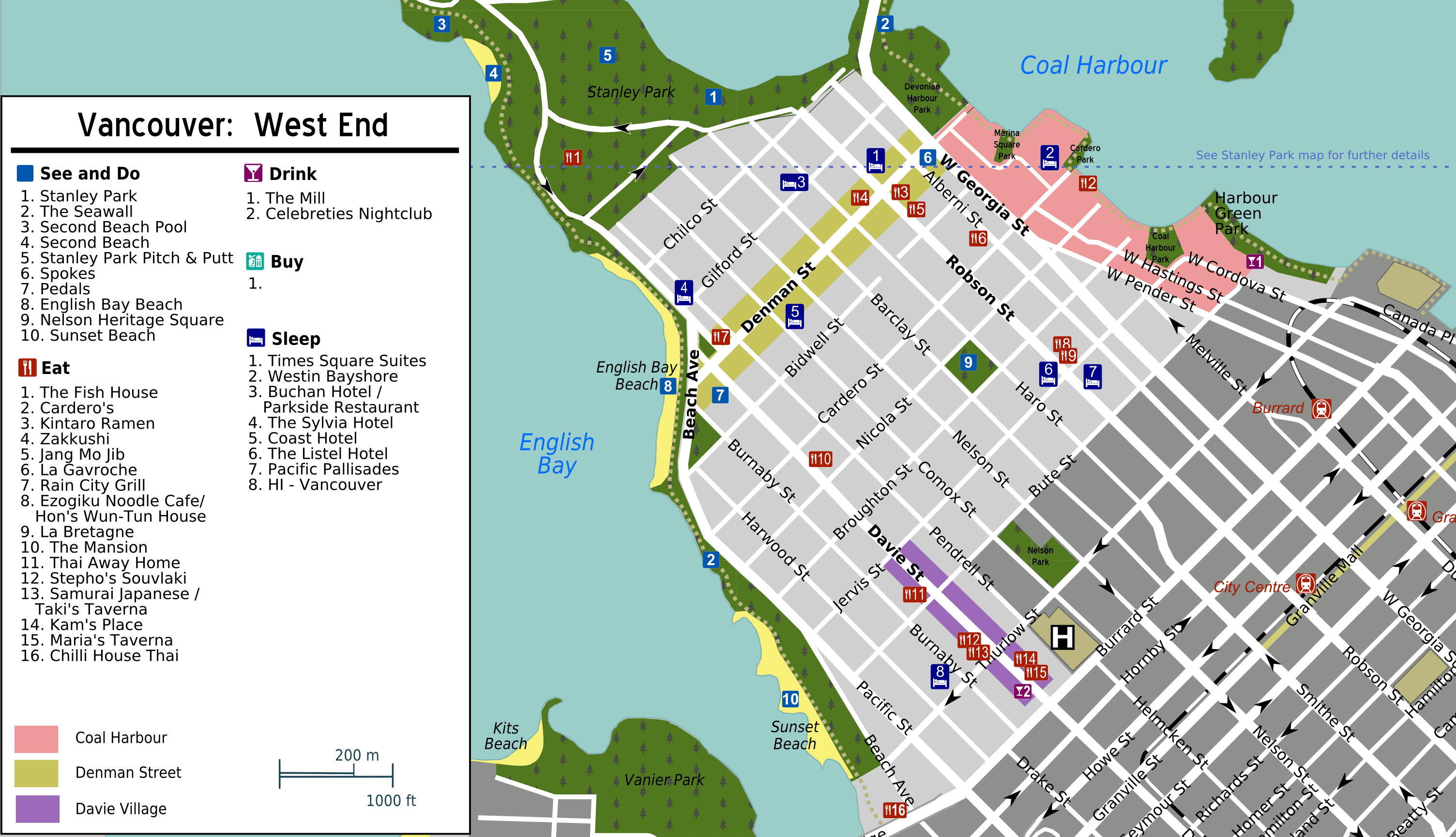 West End Map 2 West End Map