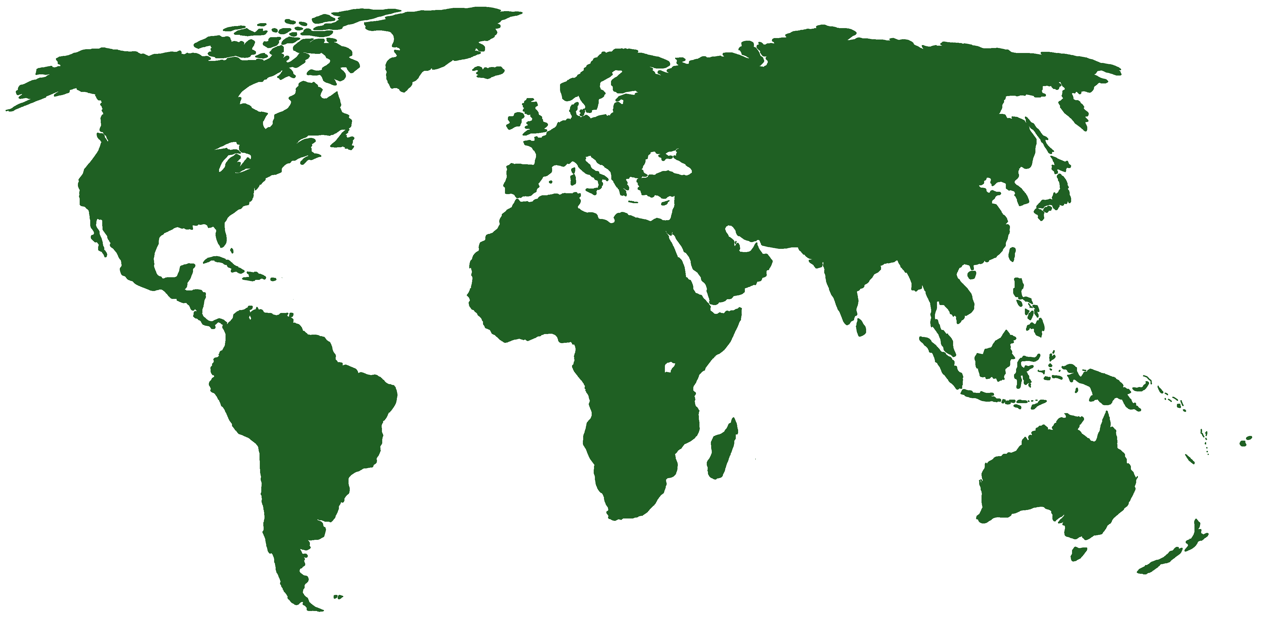 World Map Green 4 World Map Green